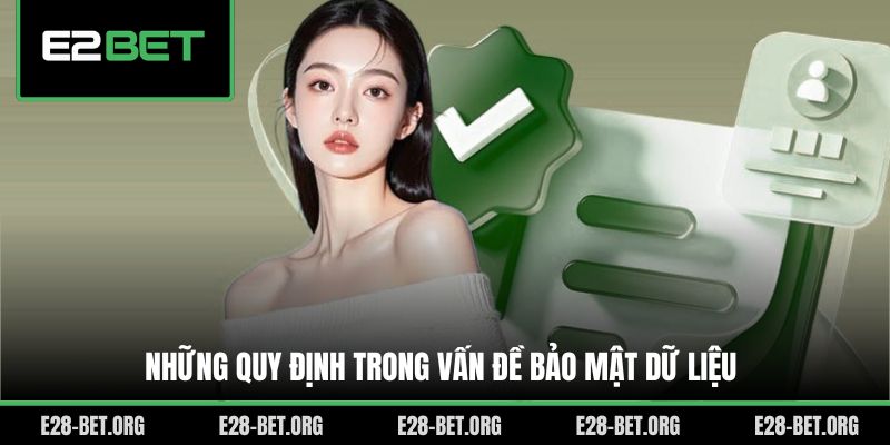 Những quy định trong vấn đề bảo mật dữ liệu